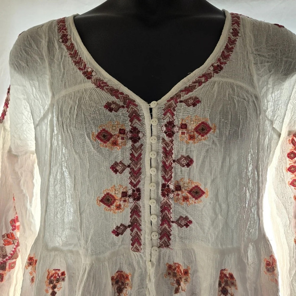 Free People Vintage Peplum Top - Picture 4 of 8